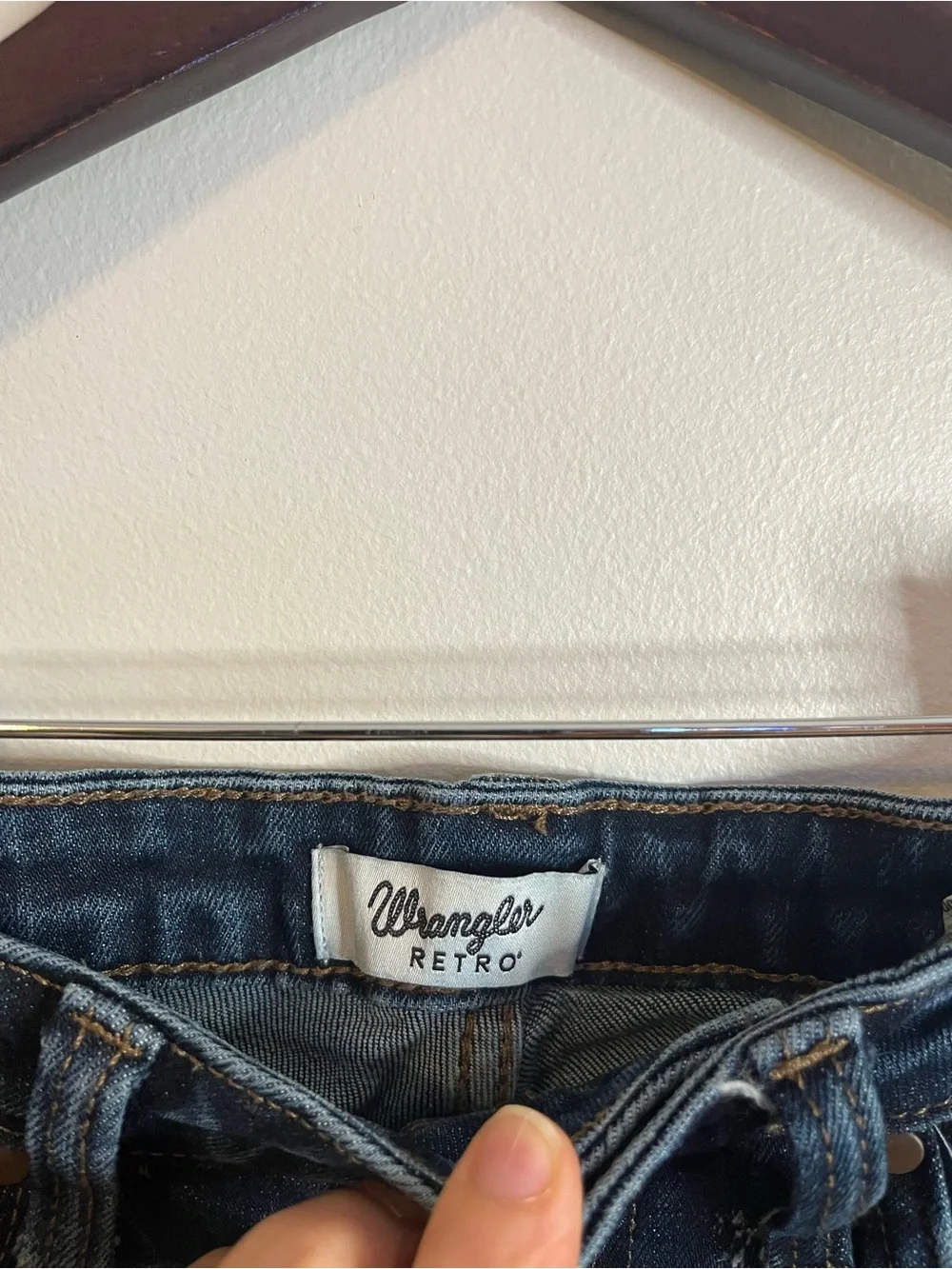 Wrangler Dark Blue Flare Jeans
